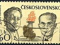 Czech Republic - 1973 - Characters - 60 H - Yellow - Characters, Checoslovaquia - Scott 1870 - Vlado Clementis & Karol Smidke - 0